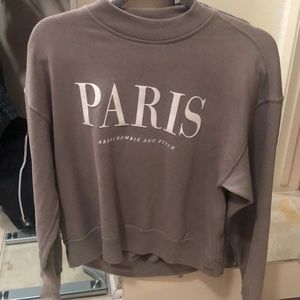 Mock Neck Logo Sweater